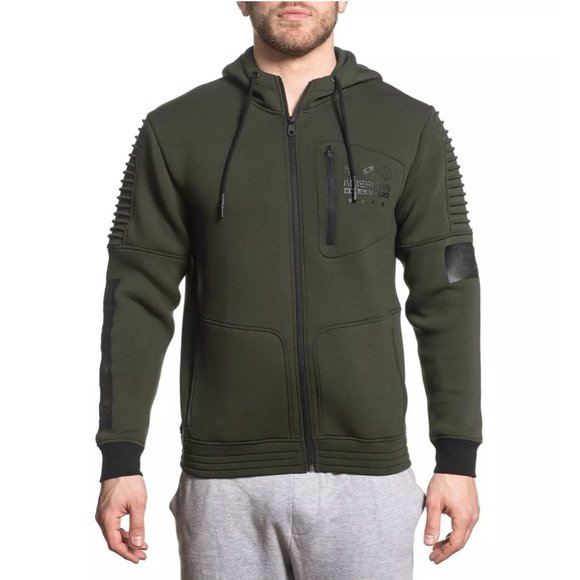 AMERICAN FIGHTER PROXIMITY Men's L/S ZIP HOODIE - Picture 8 of 9